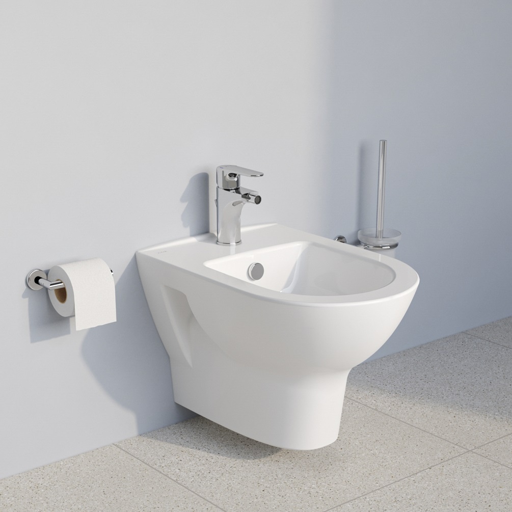 Product lifestyle image of VitrA Zentrum Wall Hung Bidet 57970030028